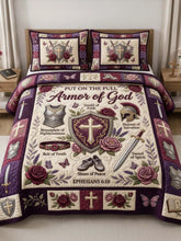 Armor Of God 3-Piece Quilted Bedding Set