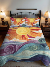 Sunburst Delight 3- Piece Quilted Bedding Set