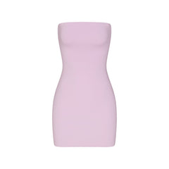 COTTON JERSEY MINI TUBE DRESS | SUGAR PLUM