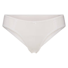 LIGHTWEIGHT COTTON LACE HIPSTER | SNOW