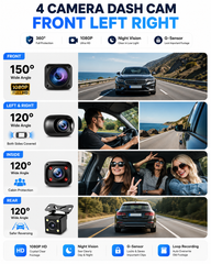 DriveSight 4 Camera Dashcam product image 2