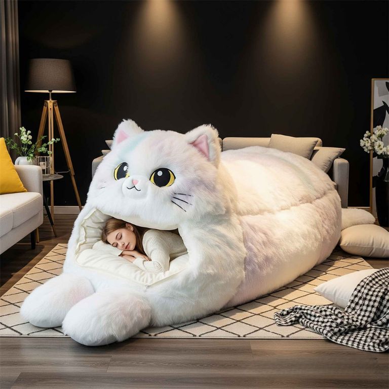 2026 Latest Fluffy Cat Sleeping Bags | Cozy, Cute & Purr-fectly Designed