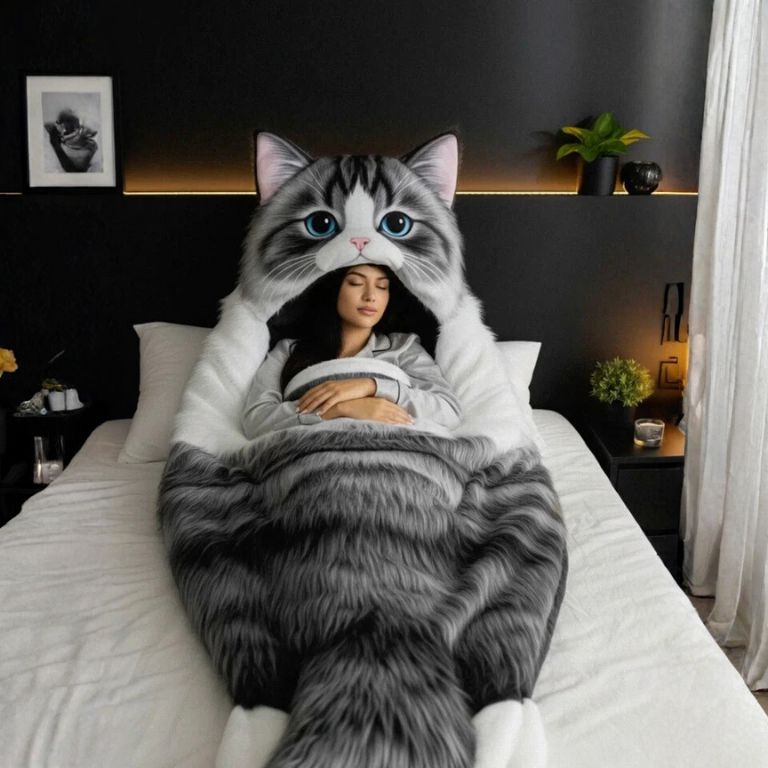 2026 Latest Fluffy Cat Sleeping Bags | Cozy, Cute & Purr-fectly Designed