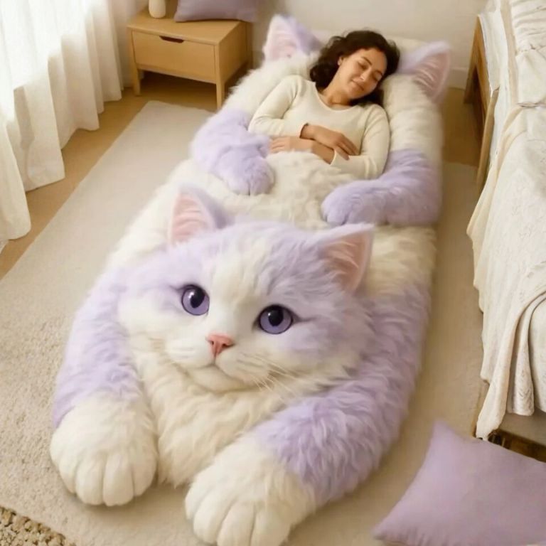 2026 Latest Fluffy Cat Sleeping Bags | Cozy, Cute & Purr-fectly Designed