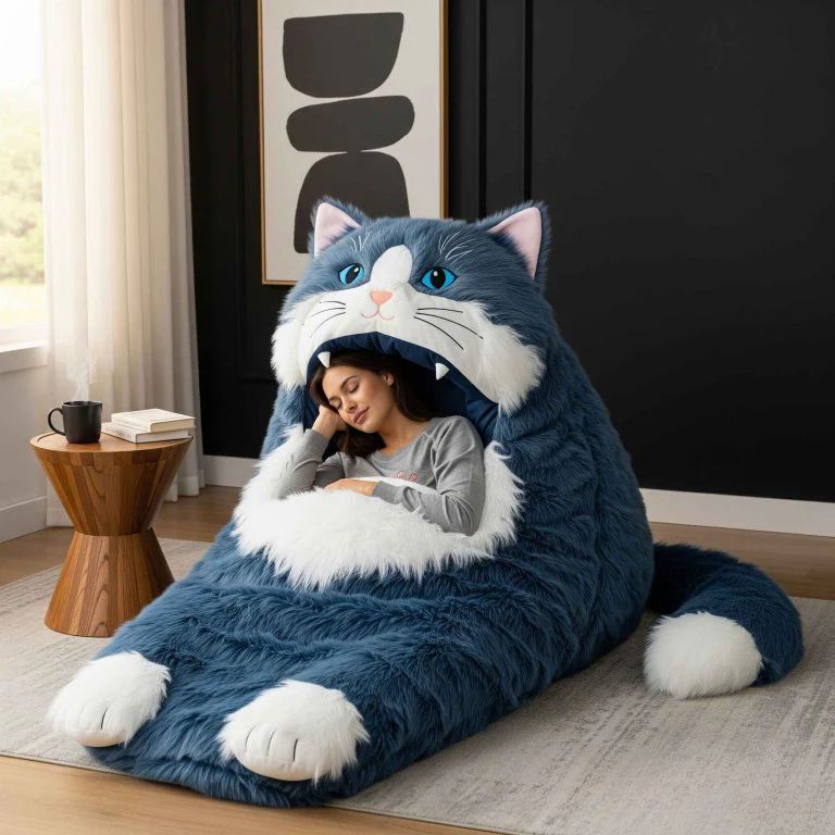2026 Latest Fluffy Cat Sleeping Bags | Cozy, Cute & Purr-fectly Designed