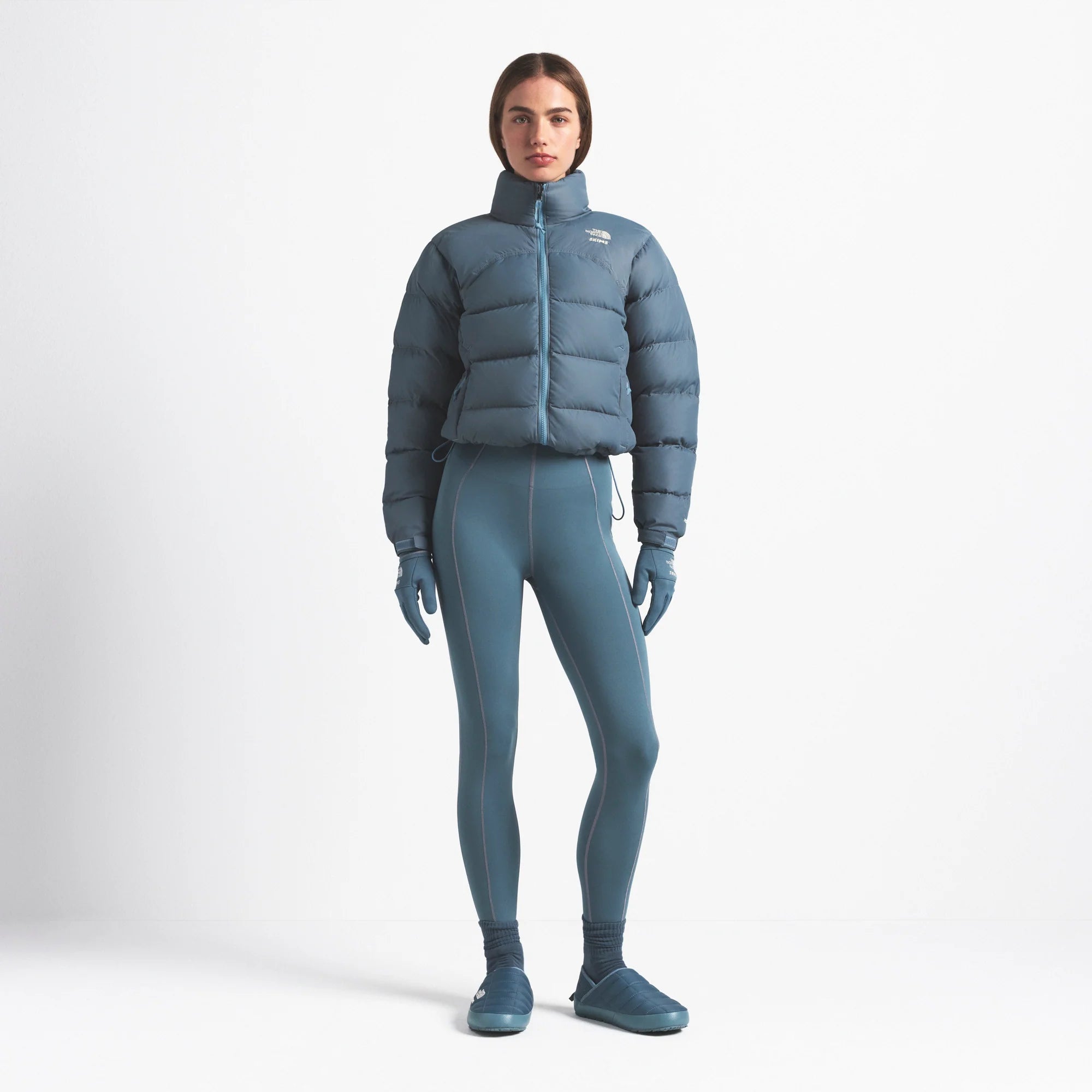 THE NORTH FACE X SKIMS 2000 RETRO NUPTSE JACKET | KYANITE
