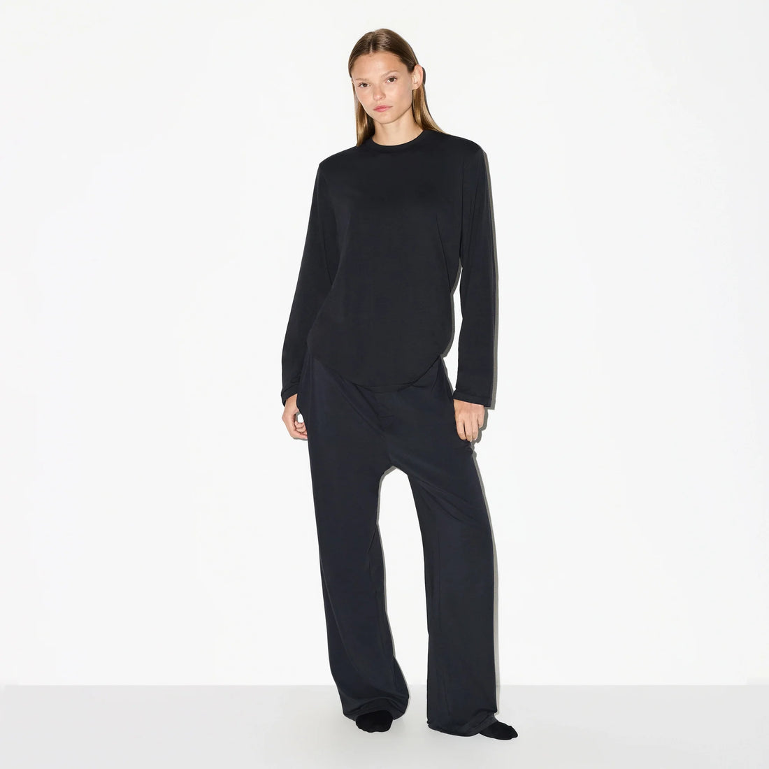 BOYFRIEND LONG SLEEVE T-SHIRT | ONYX
