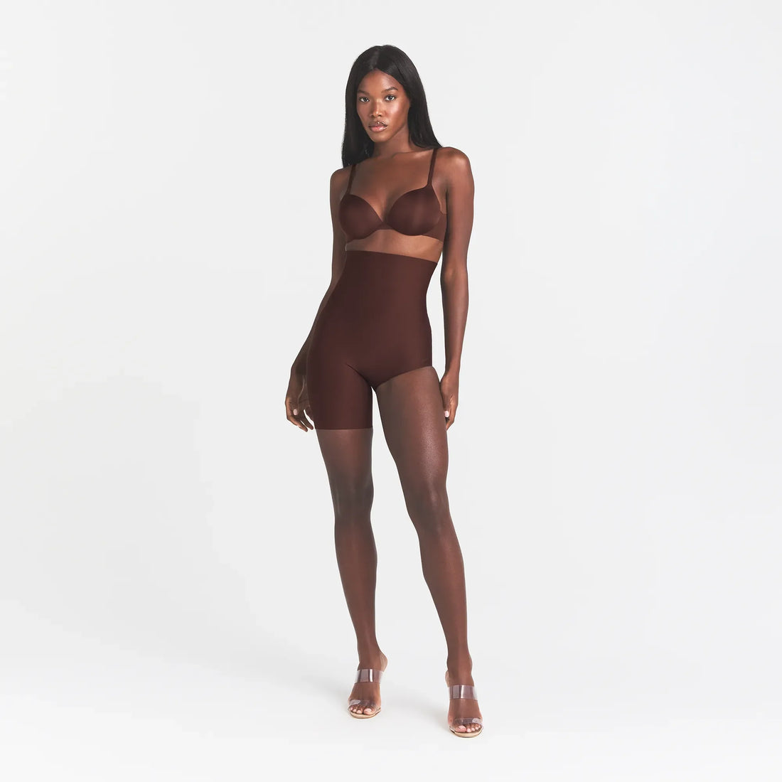 SKIMS BODY LEFT LEG SOLUTION SHORT | COCOA