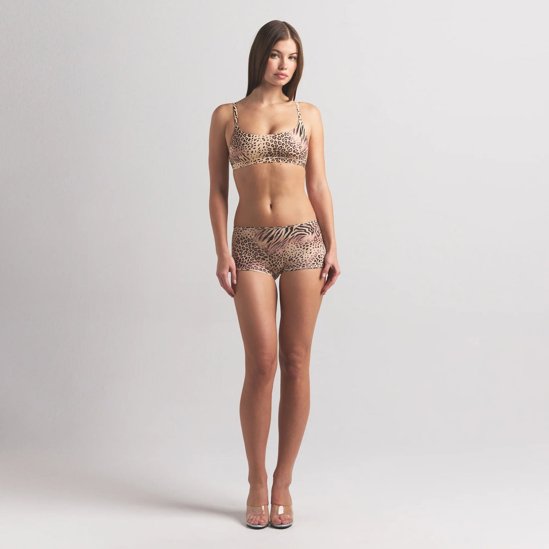 FITS EVERYBODY SCOOP BRALETTE | SAND MULTI ANIMAL