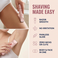 Dermave Trimmer 2-in-1 design