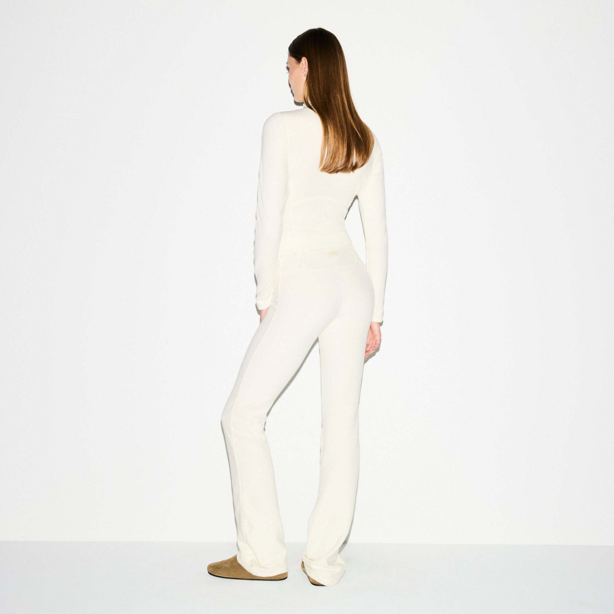 OUTDOOR FLEECE PANT | ECRU