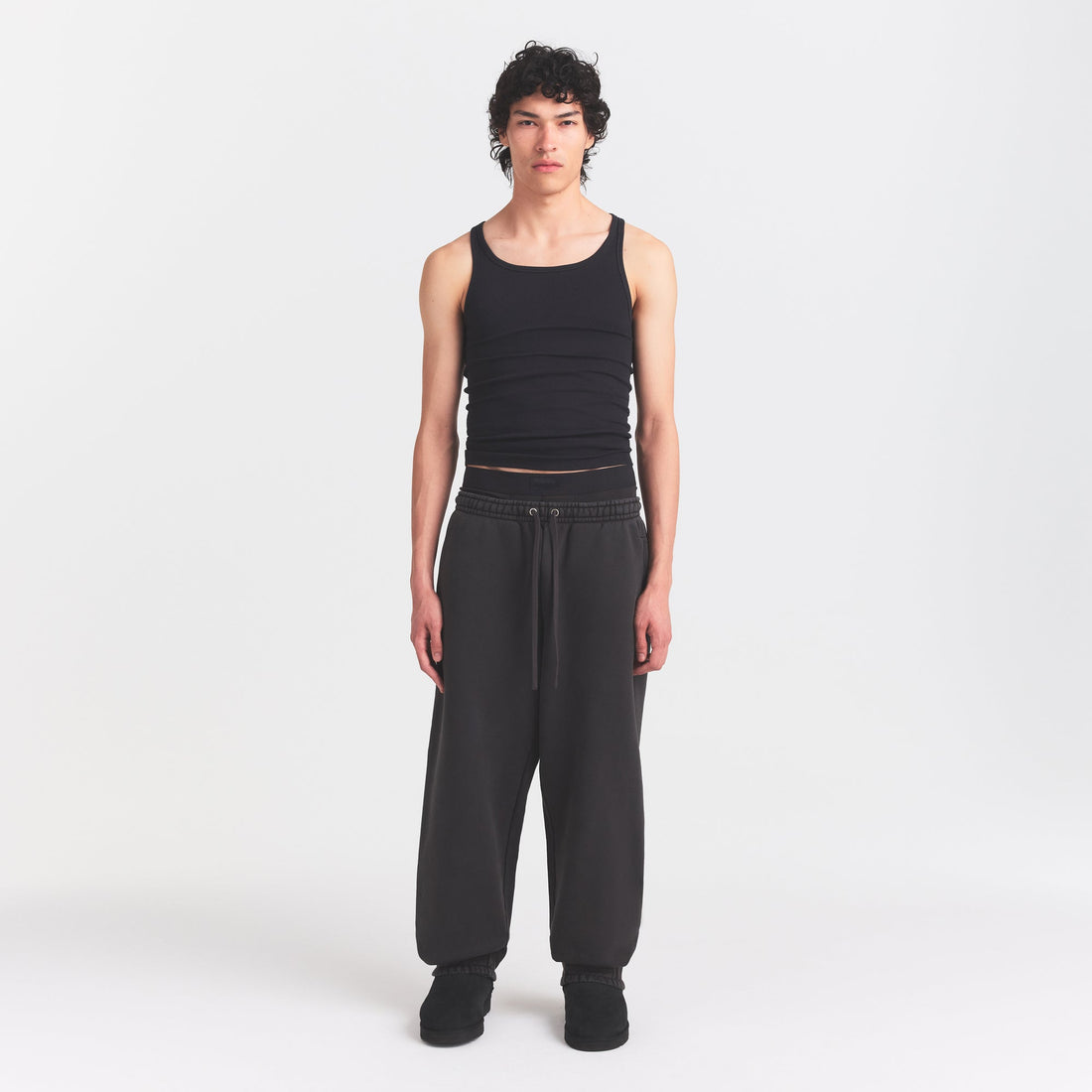 HEAVYWEIGHT FLEECE MENS JOGGER | WASHED ONYX