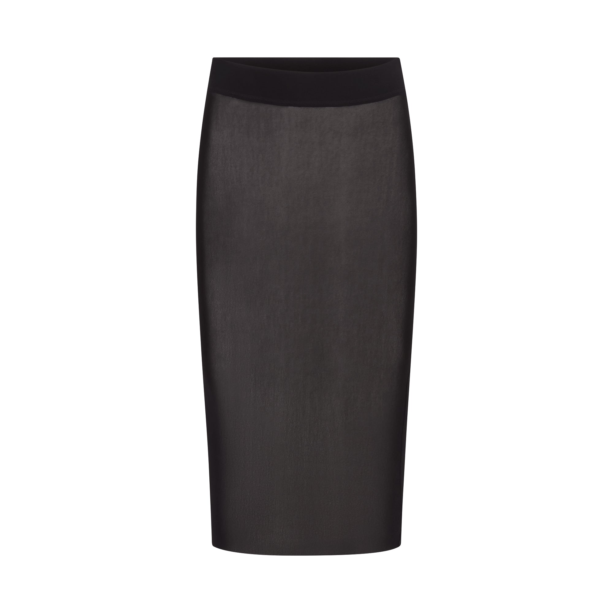 MESH COVER-UPS MIDI SKIRT | ONYX