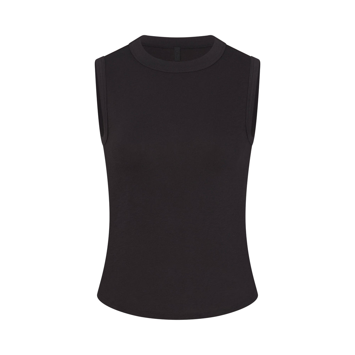WORN IN JERSEY HIGH CREW TANK | WASHED ONYX