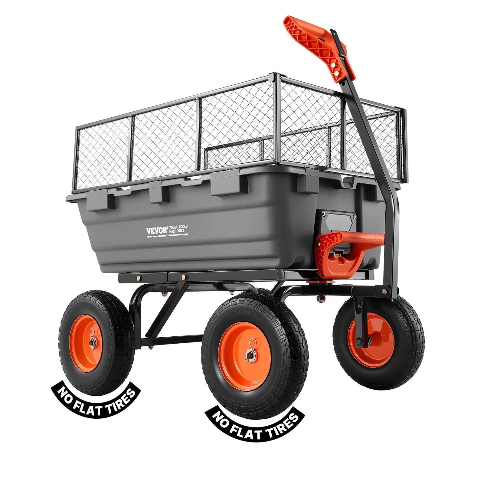Poly Garden Dump Cart – 2-in-1 Handle