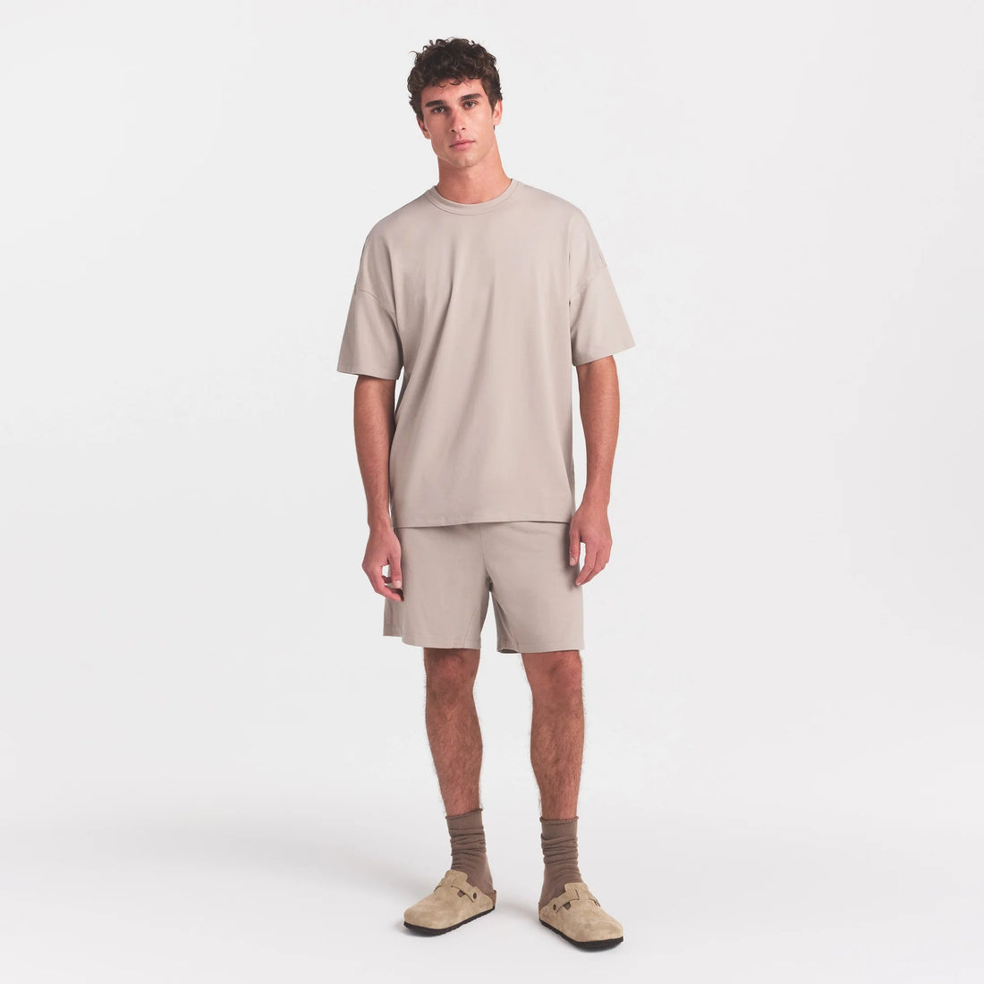 JERSEY LOUNGE MENS OVERSIZED T-SHIRT | LINEN