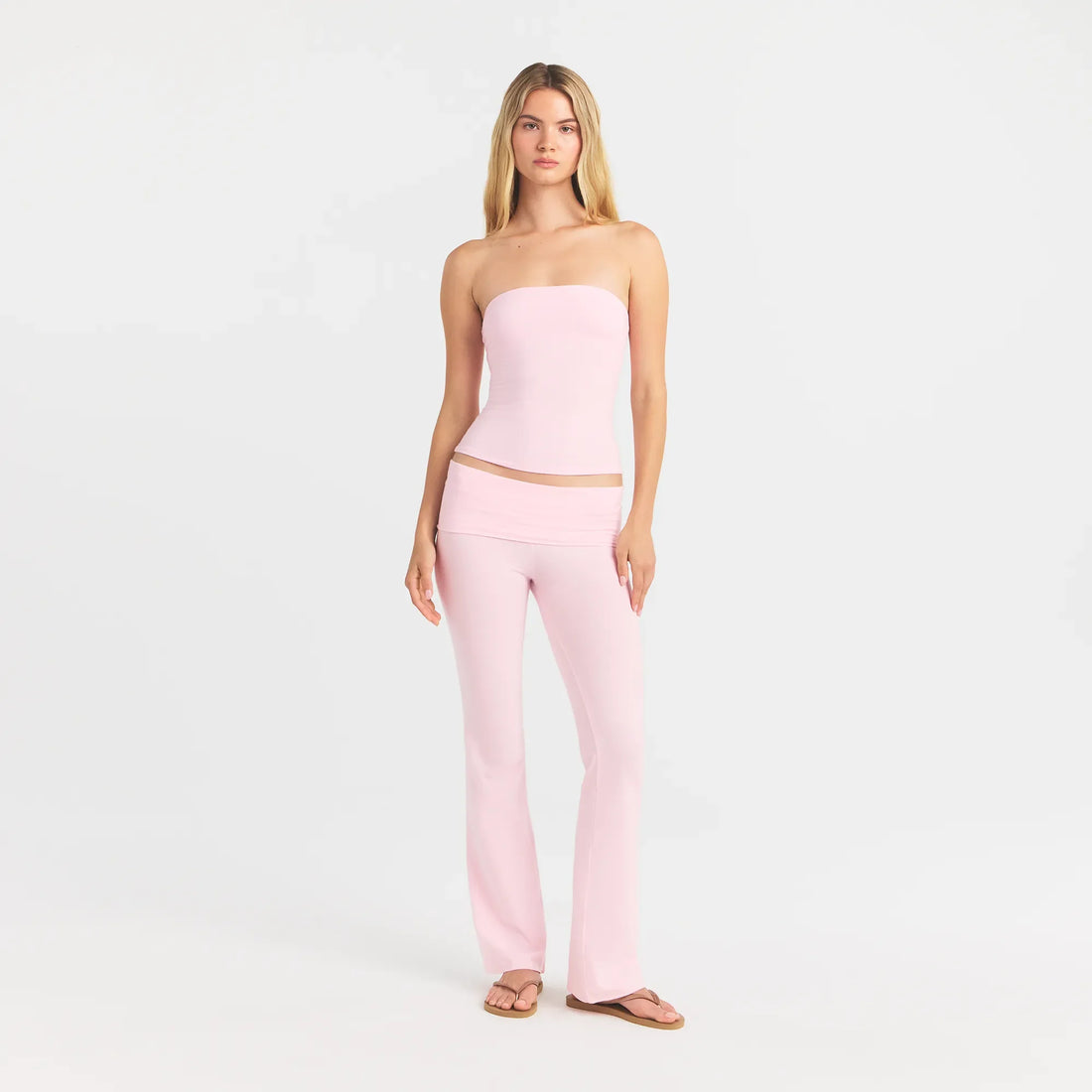 COTTON JERSEY TUBE TOP | CHERRY BLOSSOM