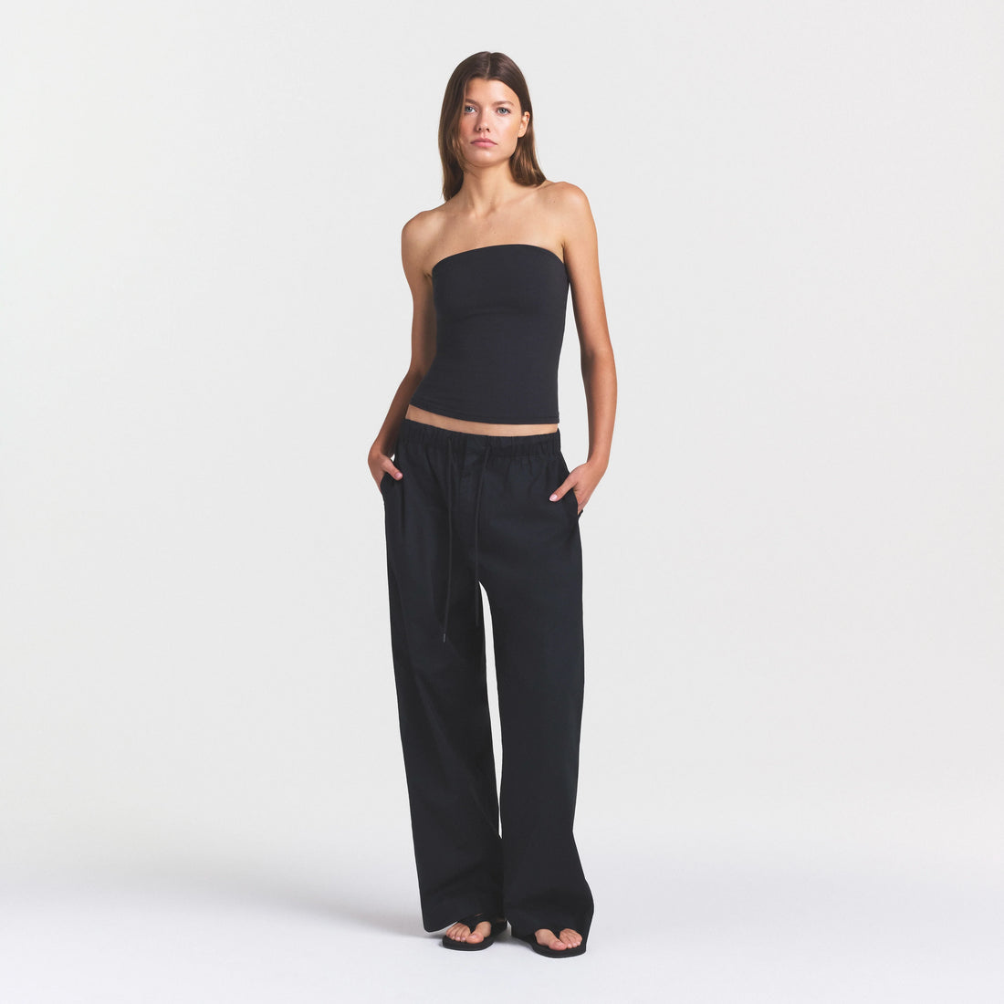 COTTON JERSEY TUBE TOP | SOOT