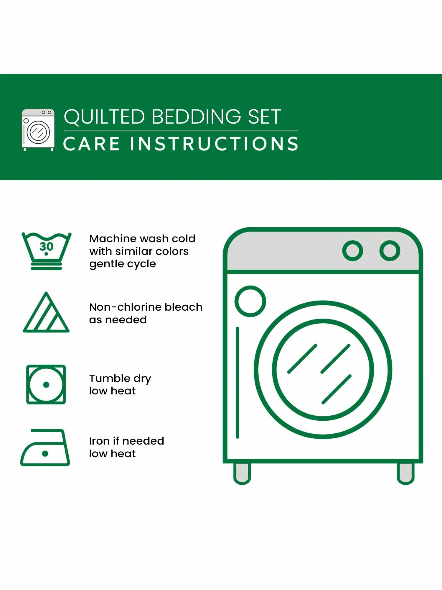 Sunlit Fields 3-Piece Quilted Bedding Set