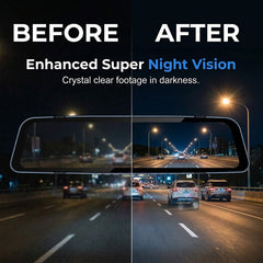 Dual Lens Rearview Mirror Dash Cam installation